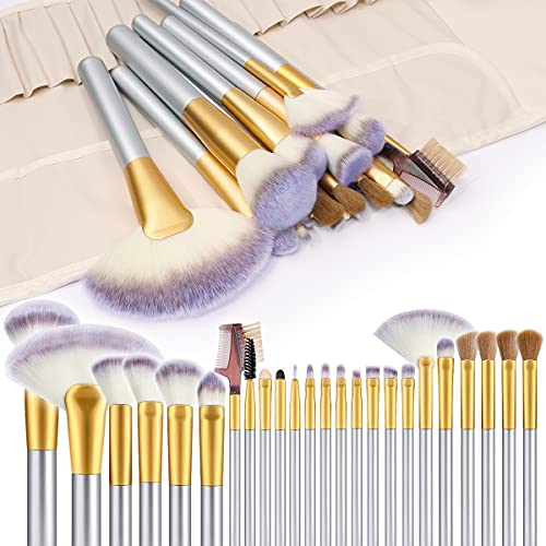 VANDER LIFE 24pcs Premium Makeup Brush Set with Bag VANDER LIFE 24pcs Premium Makeup Brush Set with Bag